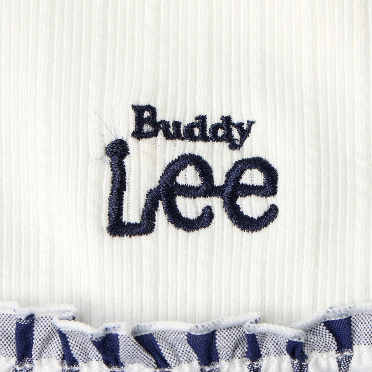 🇯🇵預訂 日本直送🇯🇵Buddy Lee 兩色標誌雛菊刺繡格紋仿吊帶背心式短袖上衣