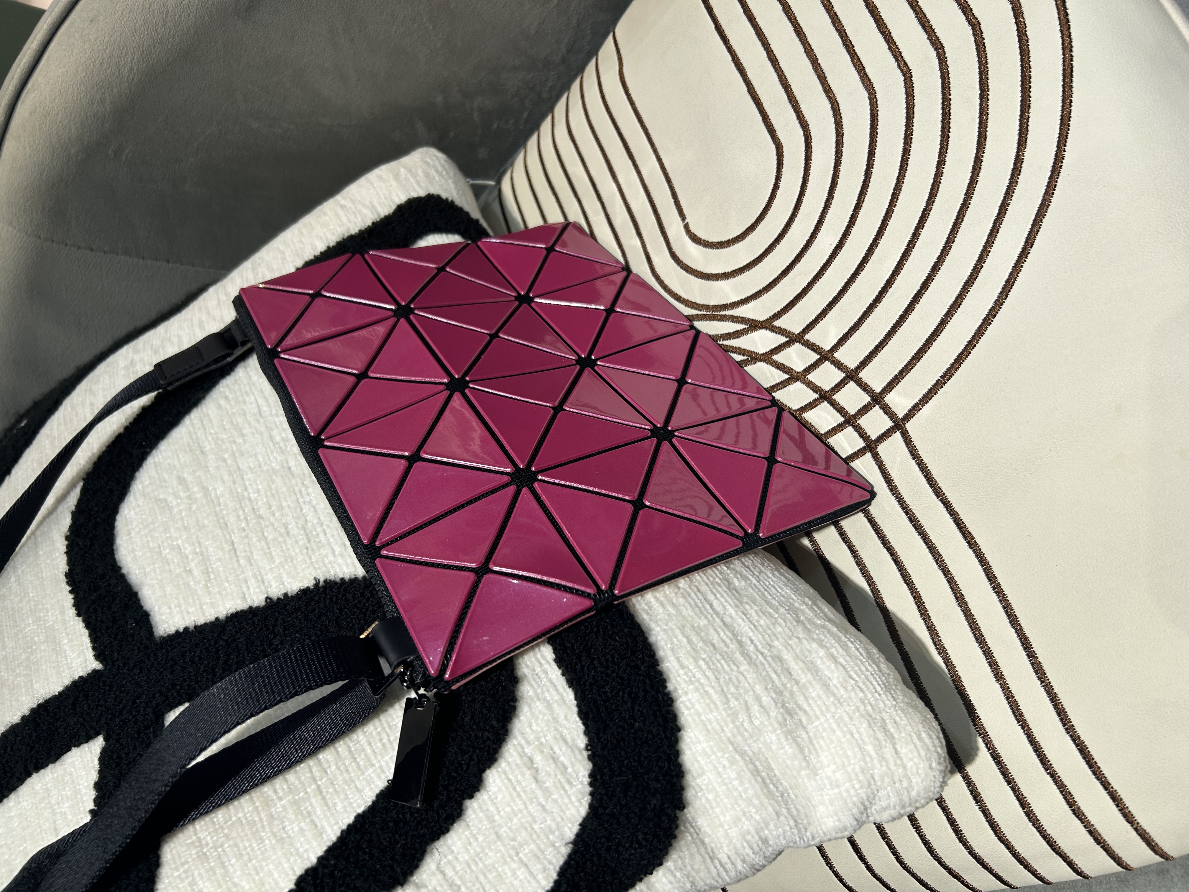 Issey Miyake Bao Bao Lucent W Color Crossbody Bag 100%Authentic, 98%New