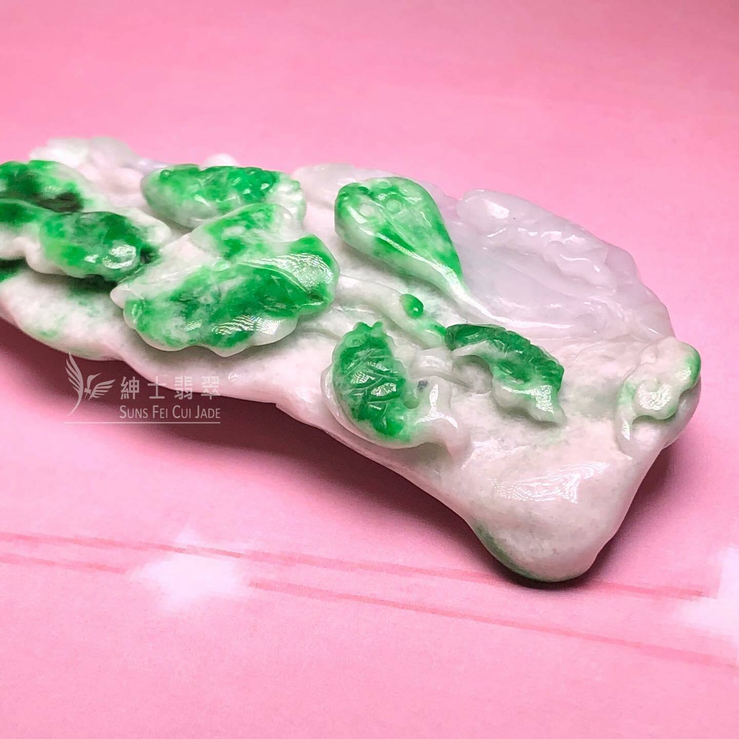 鮮翠翡翠原石件(不連證)