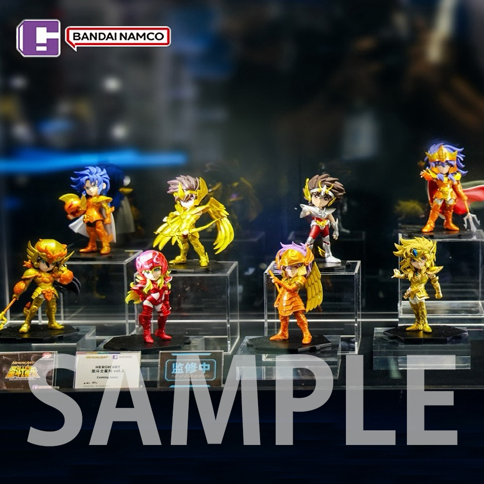 (預訂訂金 $300) (總價 $744) Bandai GADGET HEROICART Saint Seiya 聖鬥士星矢 (原盒8個) (行版) 