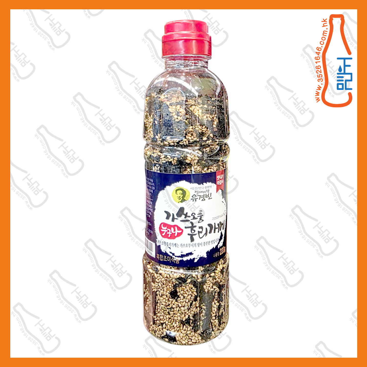 ==Yoo Kyung-bin 手工鰹魚味芝麻海苔碎 220g /支