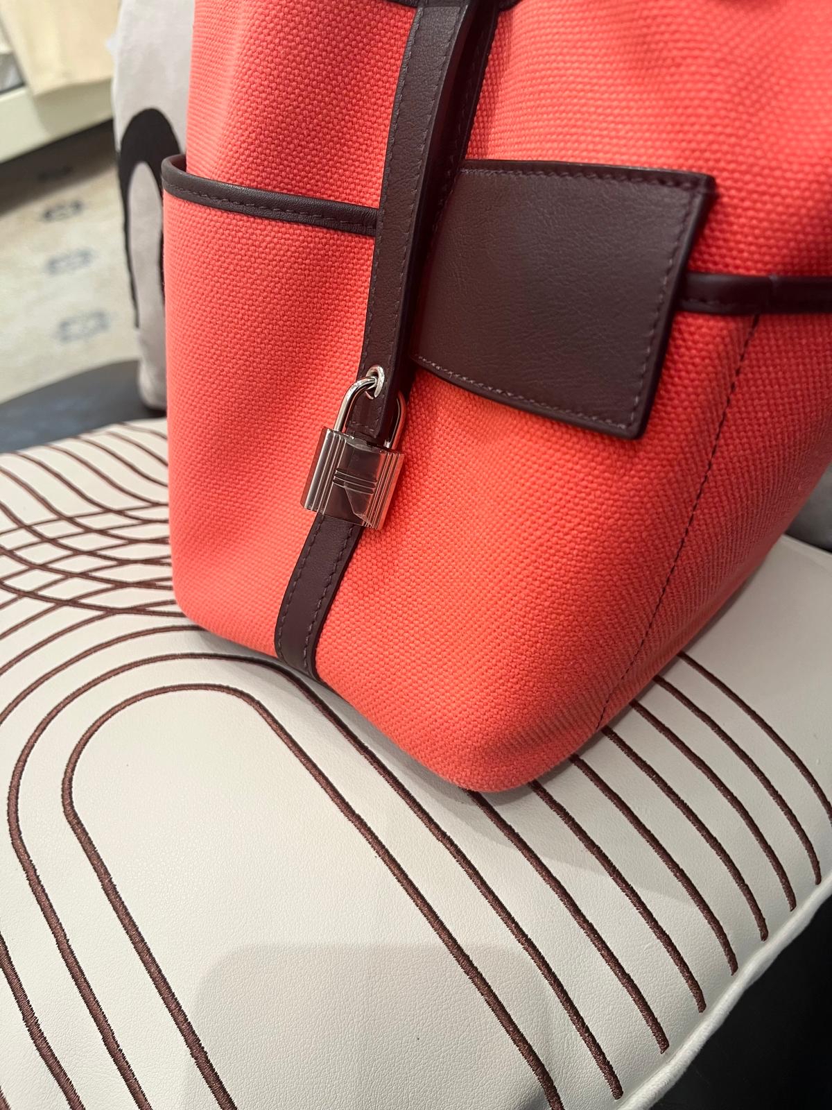 HERMES PICOTIN 18 LOCK POCKET cargo,stamp B德州粉紅,馬𩣑紅 100%Authentic, 98%New ✅收據副本✅key lock✅ dust bag 