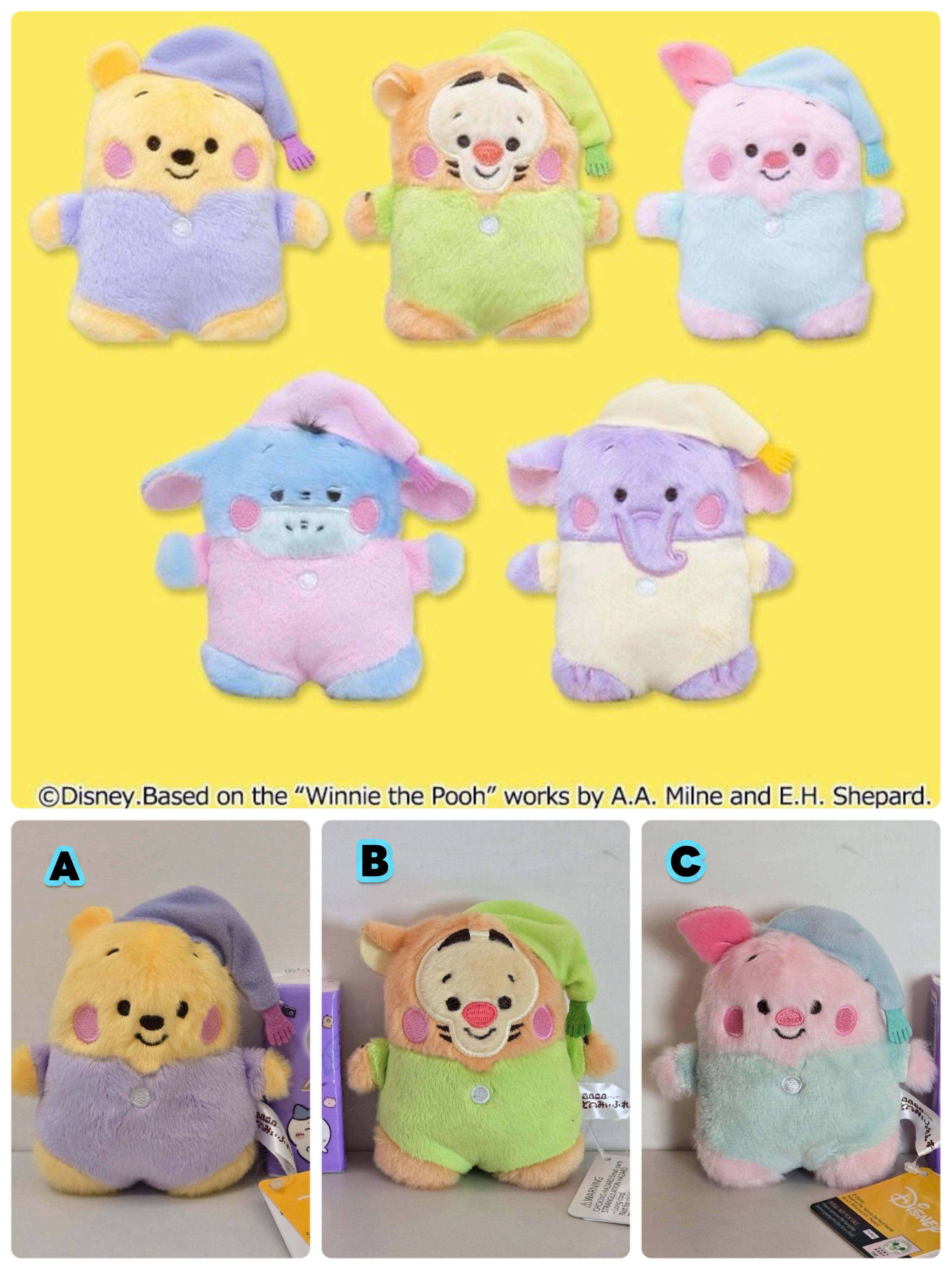 ☆現貨☆Disney迪士尼 睡衣Look Winnie The Pooh小熊維尼公仔