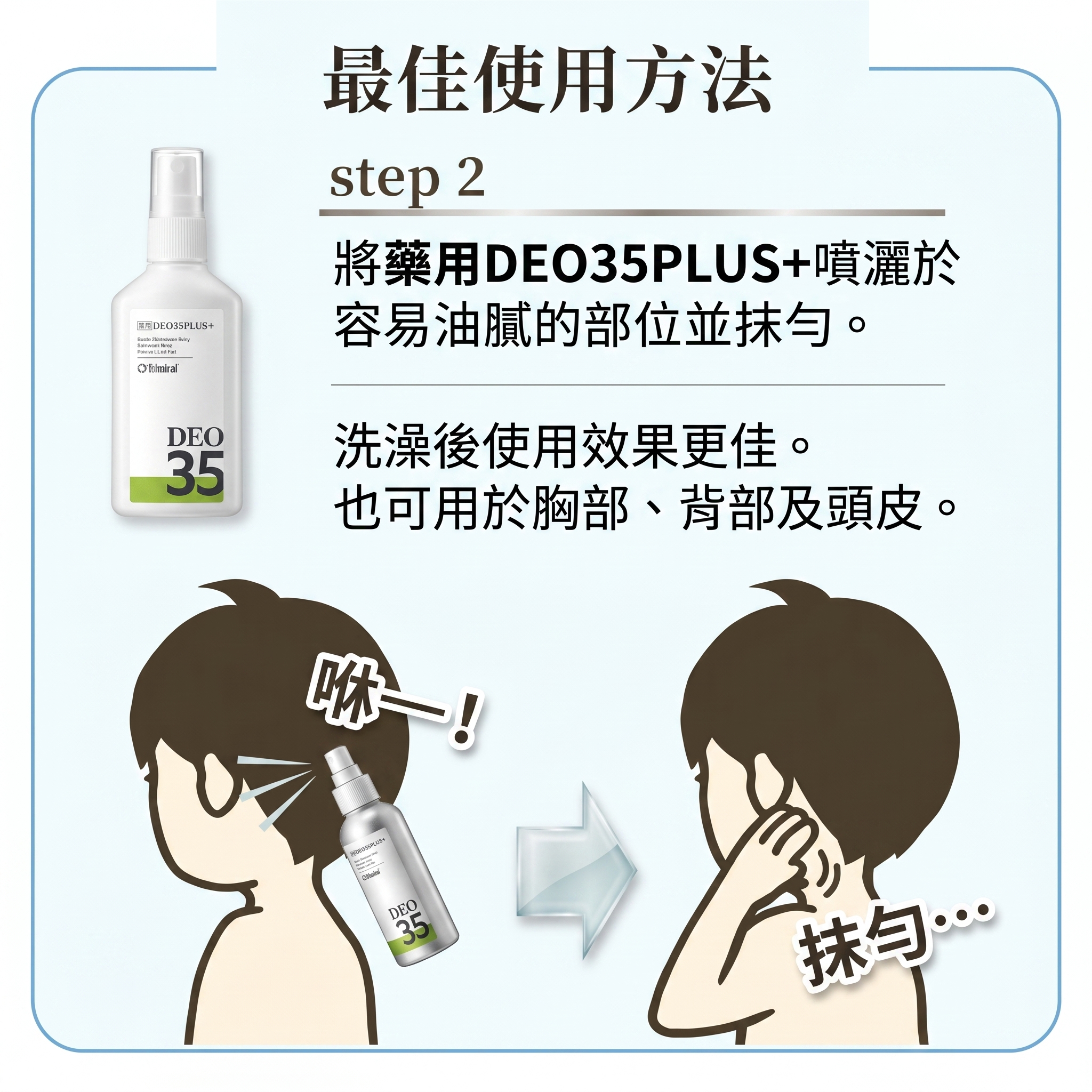 Dr.Deodorant (DEO35PLUS+) 止汗噴霧 <日本製>
