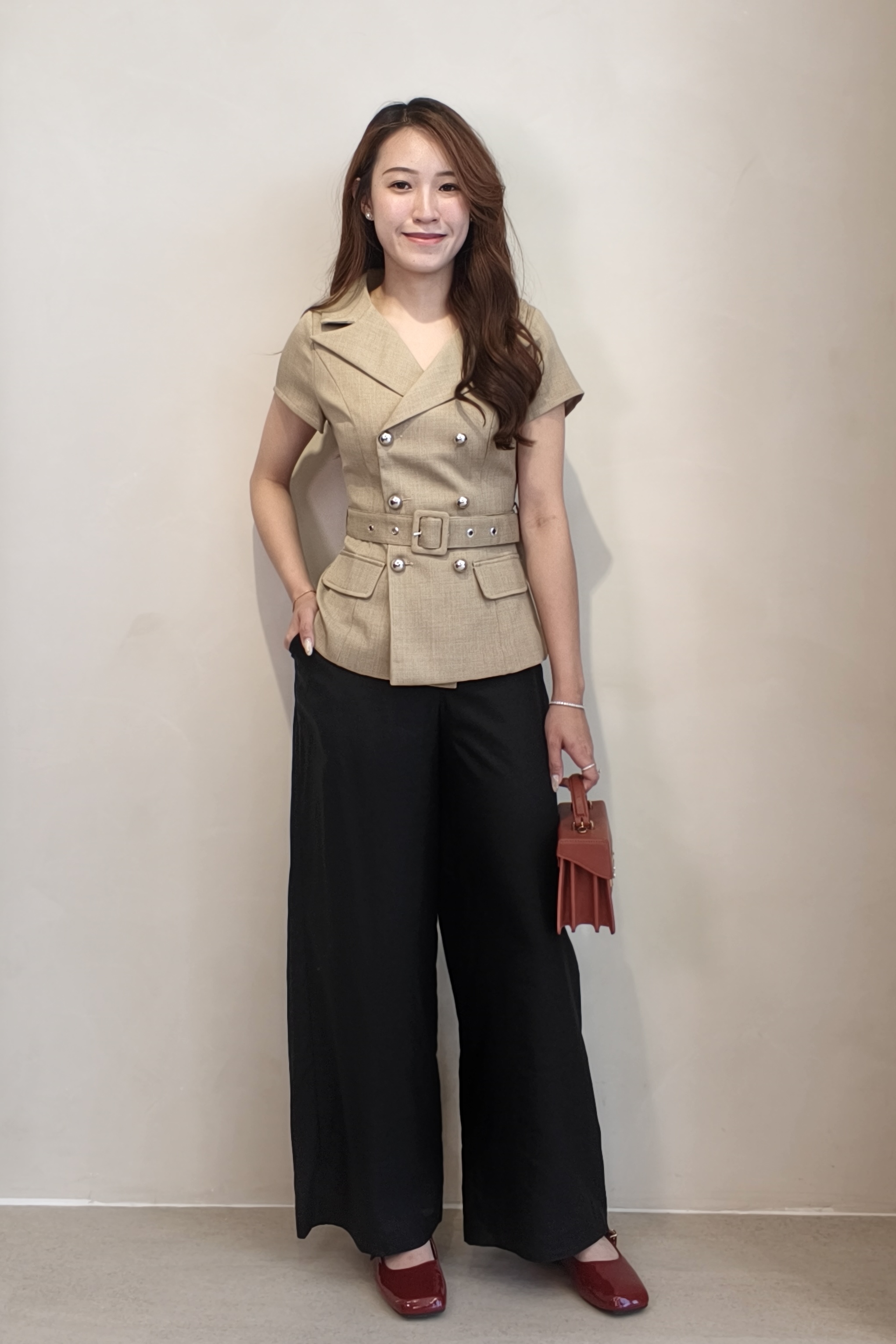 13241233 Tencel Wide-Leg Pants