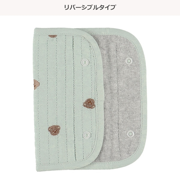 🇯🇵預訂 日本直送🇯🇵小熊刺繡雙面絎縫孭帶咬巾肩巾