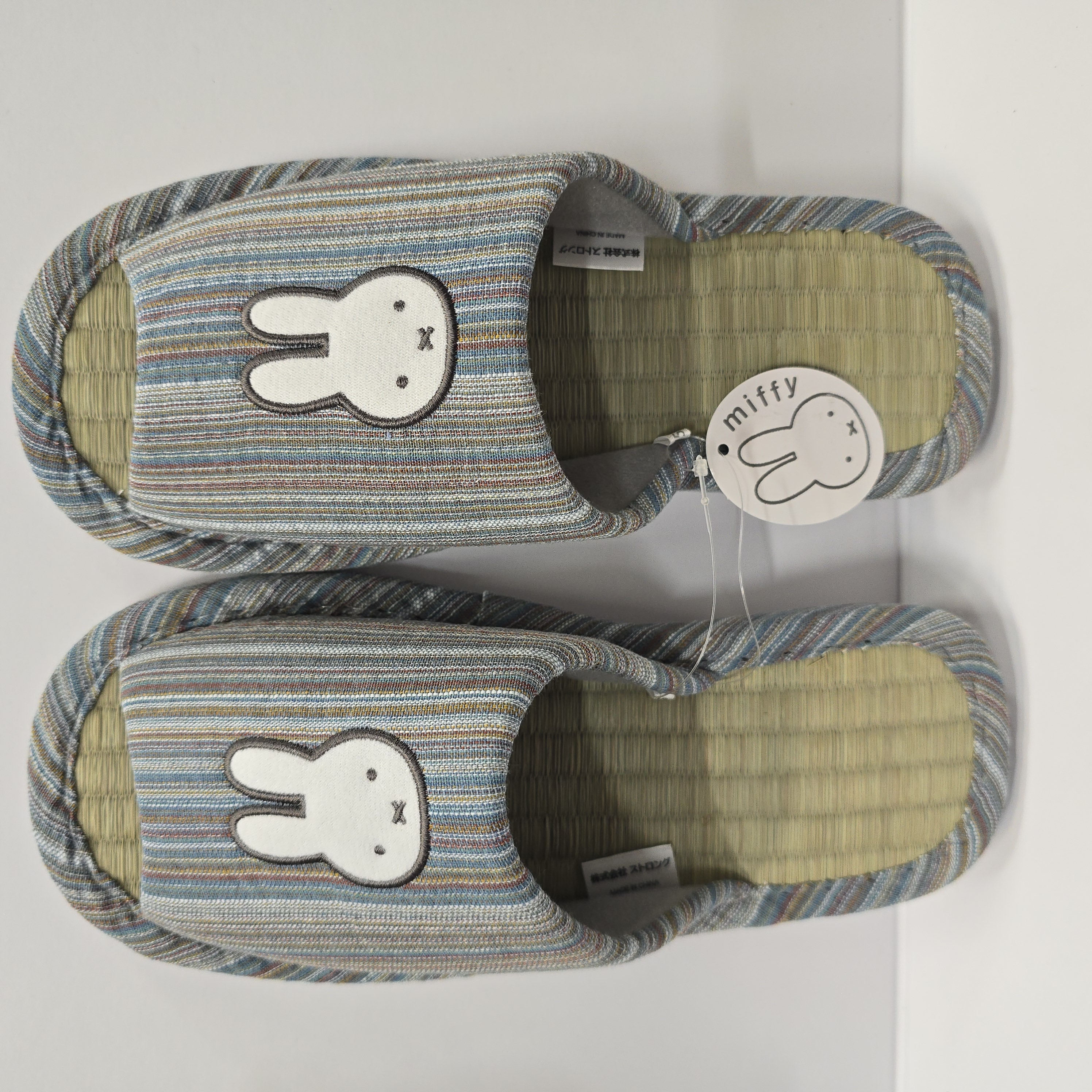 miffy 女士草底拖鞋 202-1555 藍