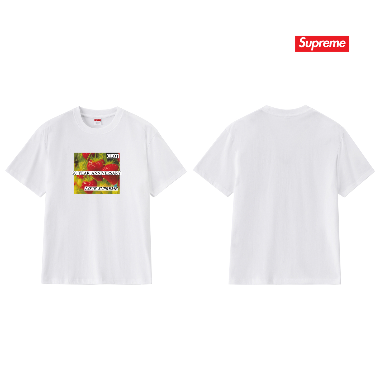 Supreme x CLOT 20th Anniversary Tee