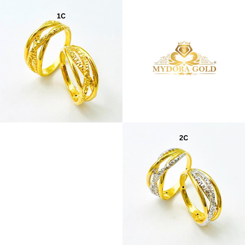 MYDORA EMAS 916 Cincin Grace Crossline (5G) l EMAS 916/22K