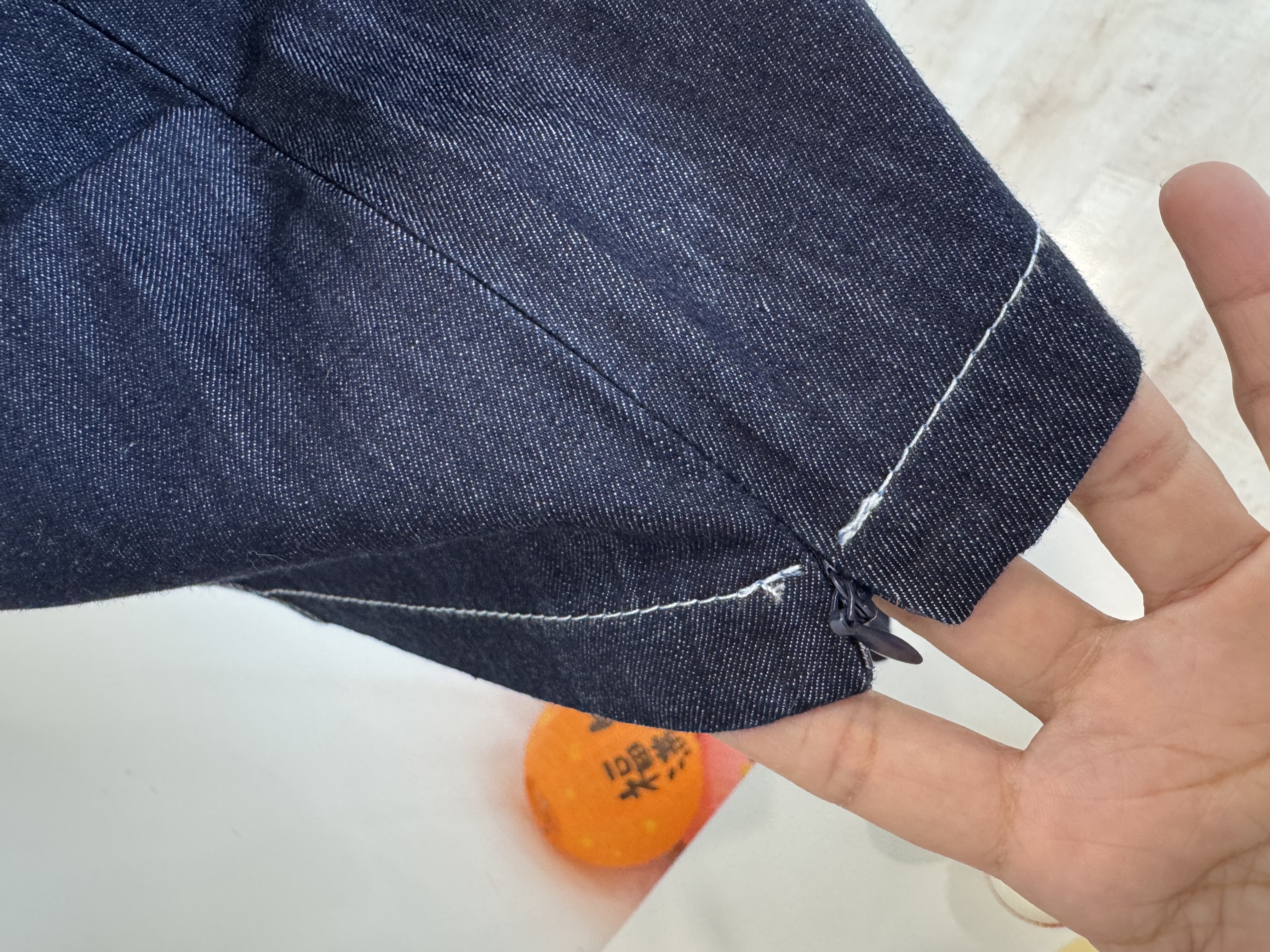 Ru Yi Oriental Denim Set “如.意” 新中式盘扣设计牛仔上衣+短裤套装 (2 Colours)