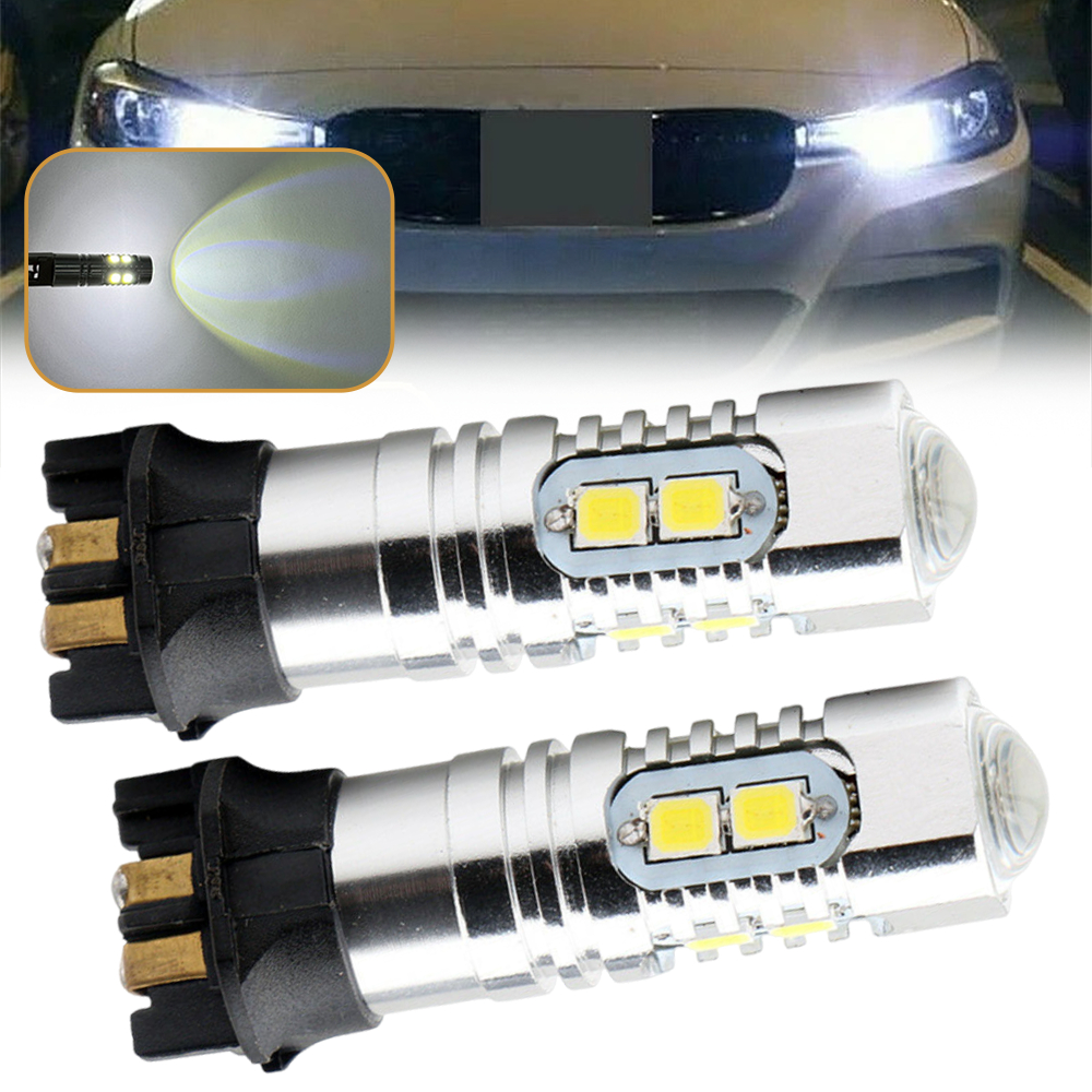 2x PW24W 2835 10 LED 轉向燈 白光 UA0527