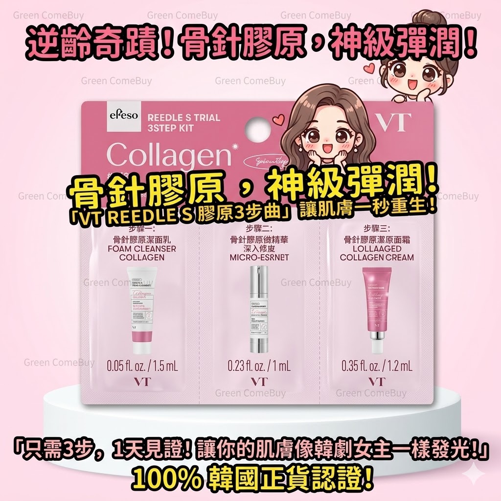 VT 三部曲REEDLE S TRIAL 膠原蛋白試用套裝
