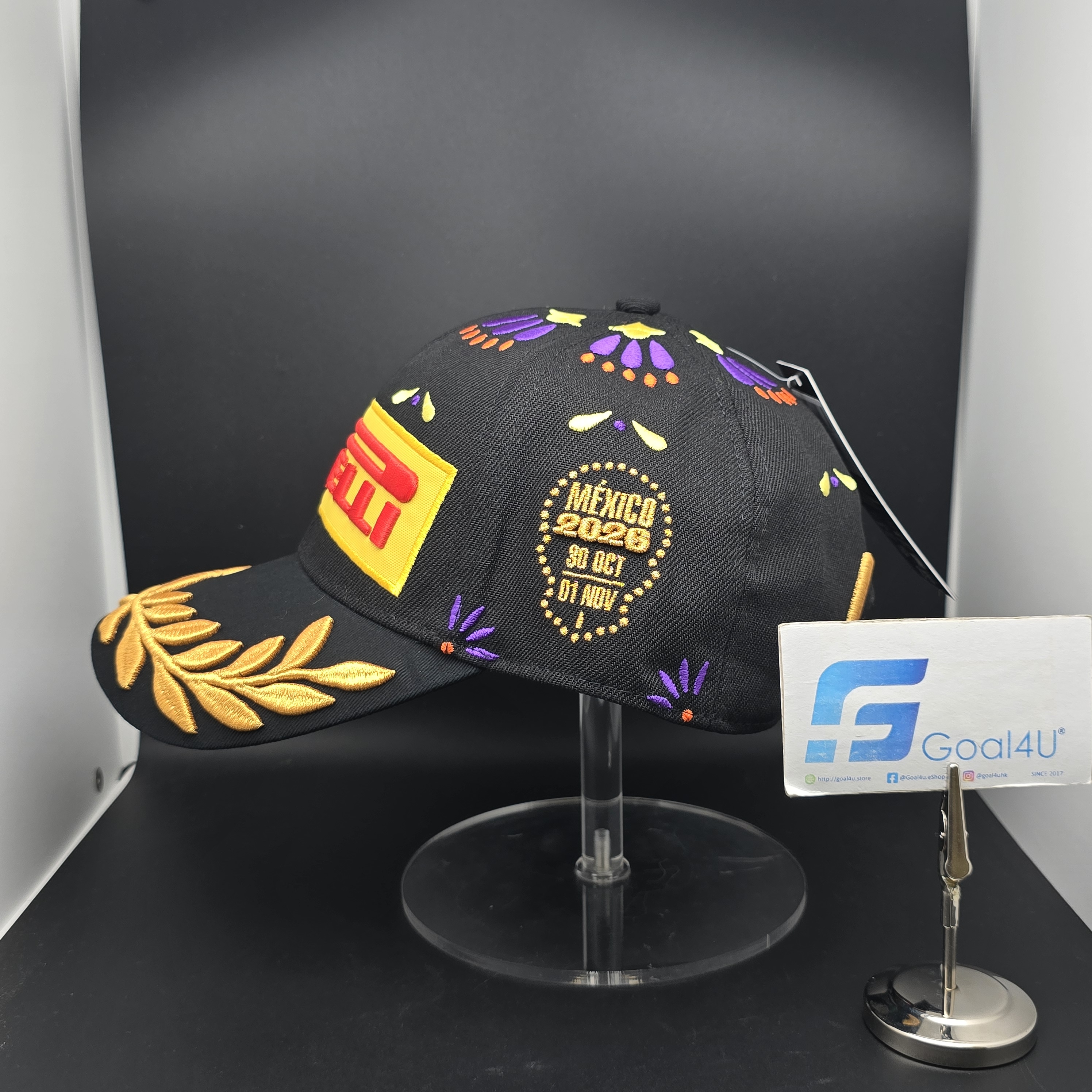 💀亡靈節傳統 F1 Pirelli倍耐力 2026 Mexico GP 墨西哥站特別版 P1冠軍帽 PIRPC0122