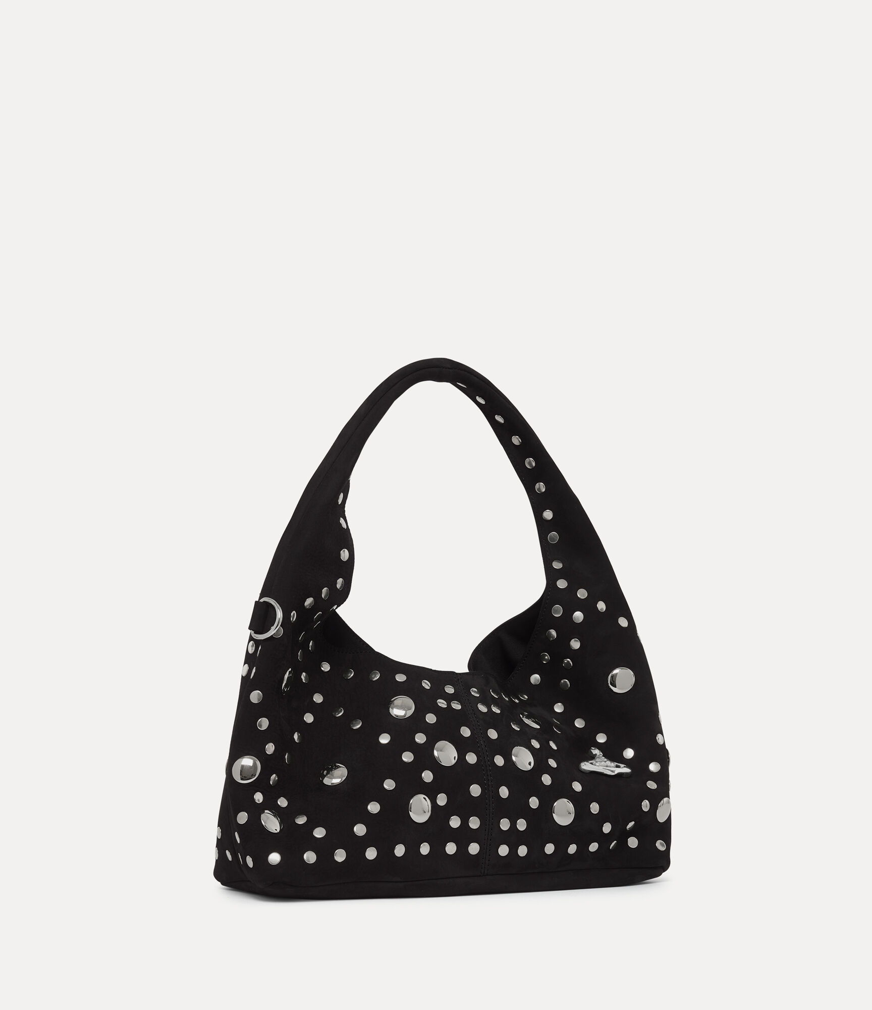 限時優惠✨新款🆕訂貨📮Westwood Ellie shoulder bag  土星🪐Logo 融合在銀色釘釘中 Size 44x16x16cm