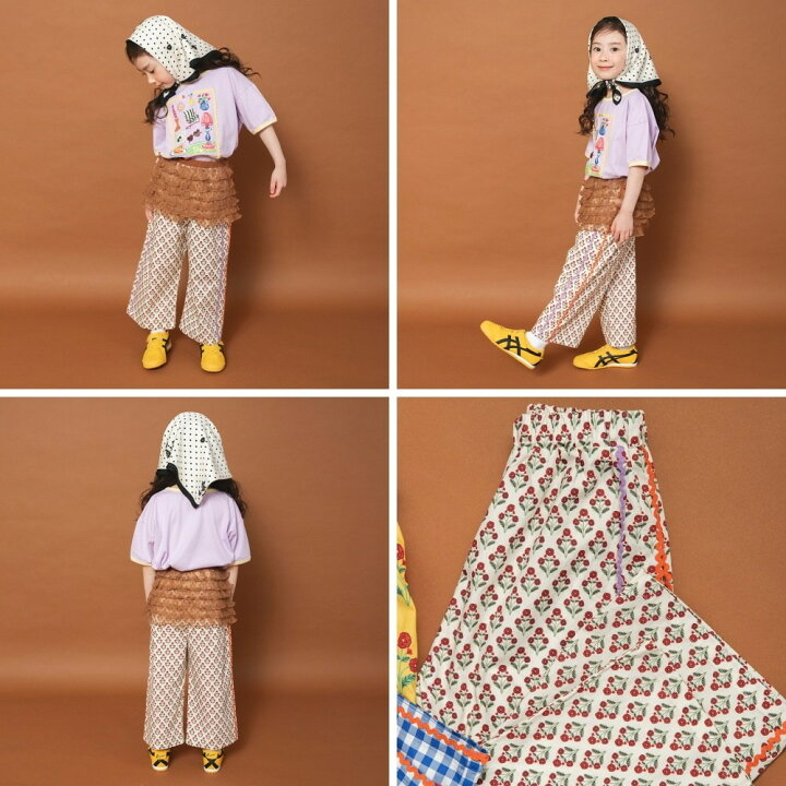 🇯🇵預訂 日本直送🇯🇵Branshes x Rii系列兩色印花寬腿長褲