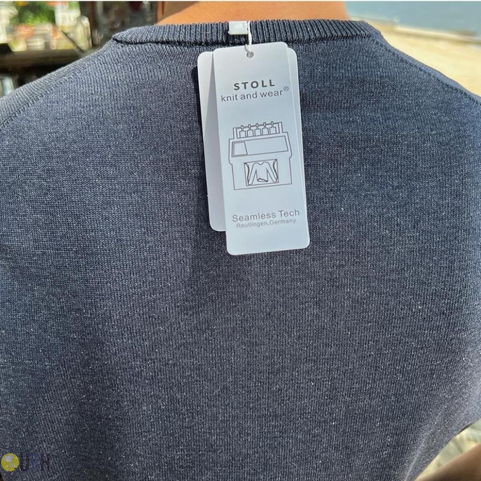 【100%保證韓國直送】Linen Blend Washable 輕量透氣亞麻混紡可機洗微落肩 V 領短袖針織衫 👕 [5 color] RG165896