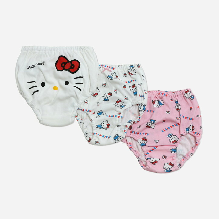 🇯🇵預訂 日本直送🇯🇵Hello Kitty印花女童純棉內褲三件套裝