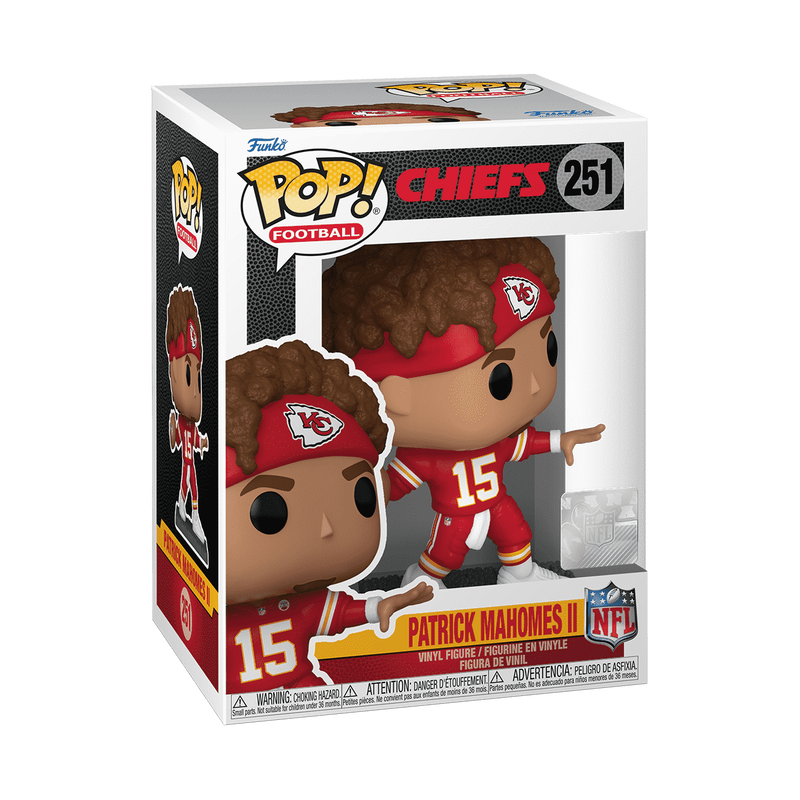 📦訂購 美國代購 Funko POP! NFL Patrick Mahomes II in Red Headband Figure 堪薩斯市酋長 模型