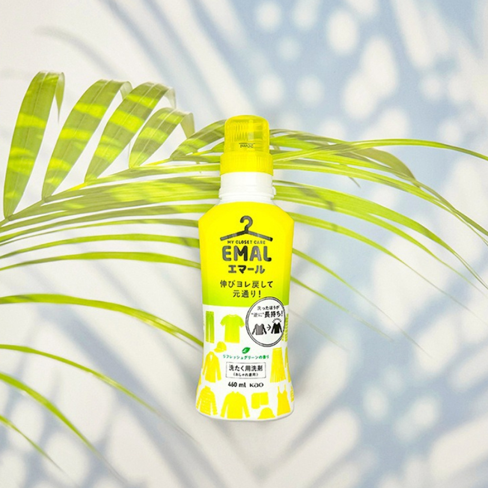 日本花王 羊毛洗滌劑 中性洗衣液 羊絨專用 潔淨去漬 清新護色 保護衣物 460ml [平行進口] HK2698