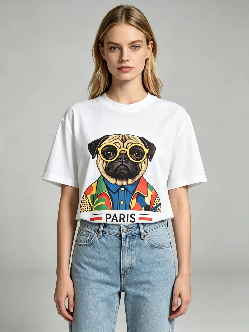 [訂購］M025 Sunglass Pug Tee