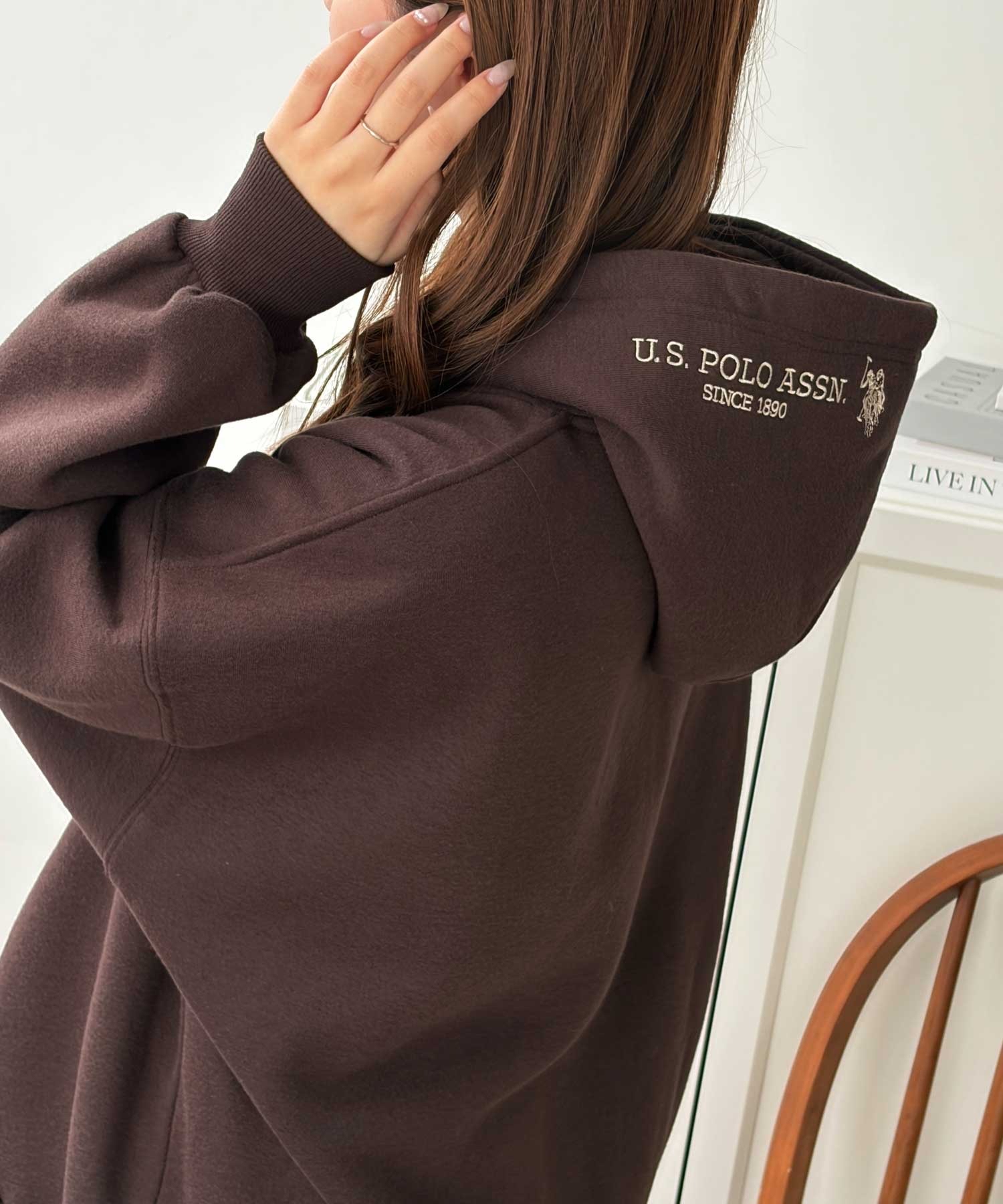 日本直送 限時特價優惠中 US POLO ASSN. Hooded Embroidered Sweatshirt 多色 