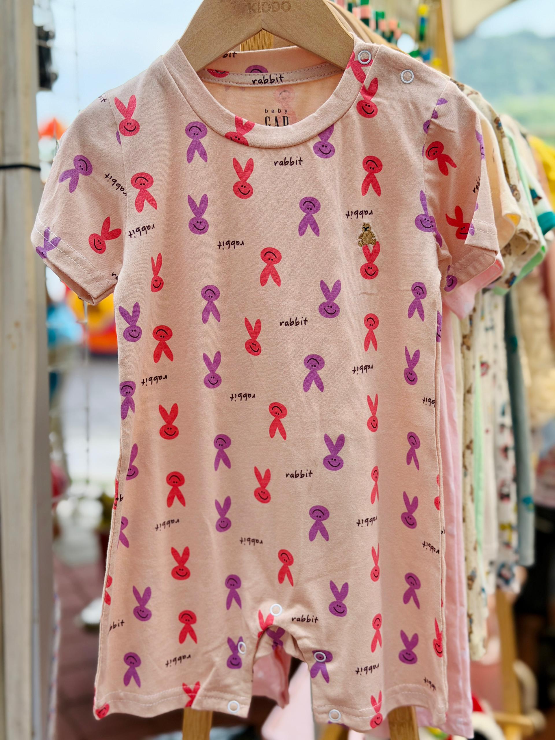 Baby GAP Rabbit Print Romper