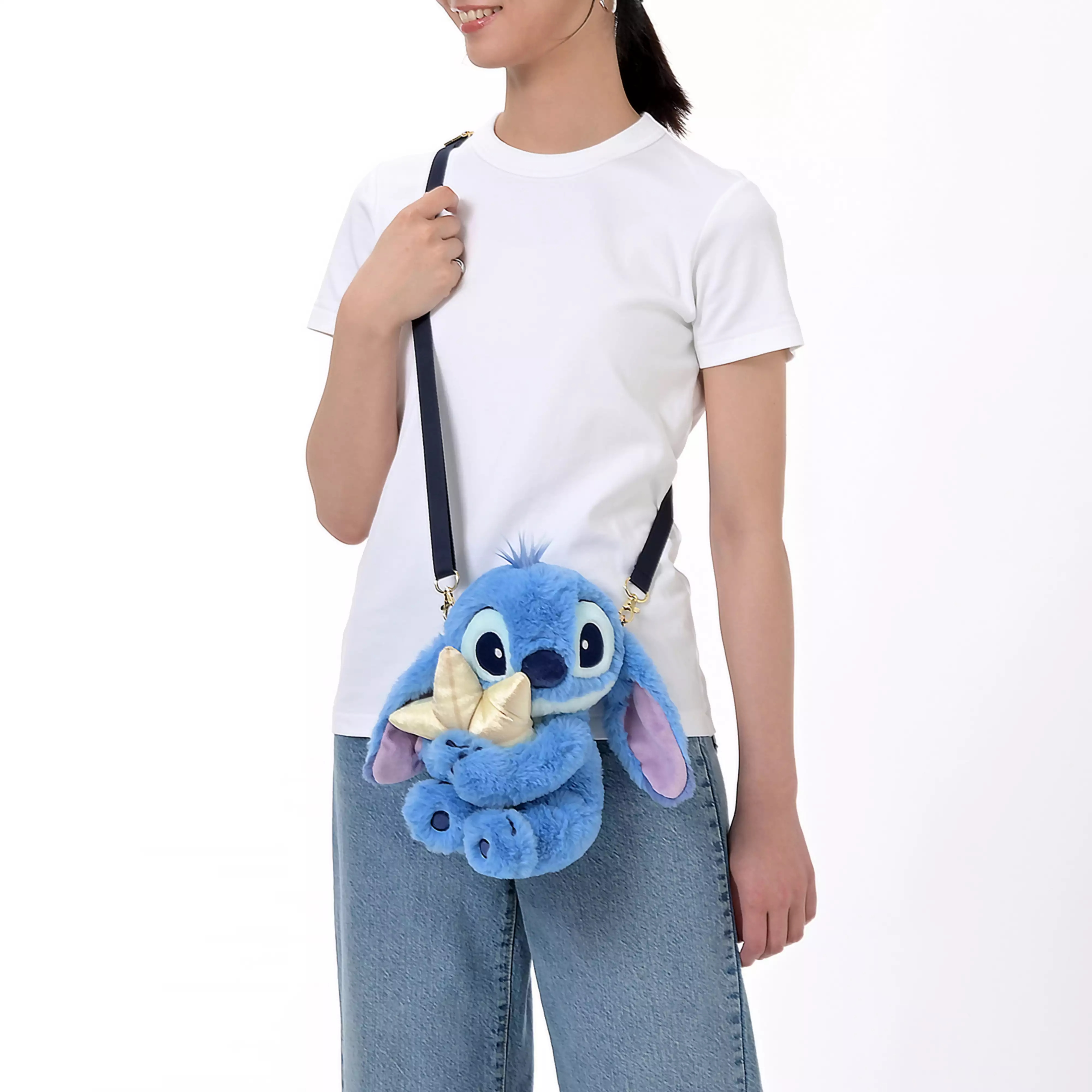 🌸 【預訂】Stitch 公仔斜孭袋 - Disney Stitch Day Collection