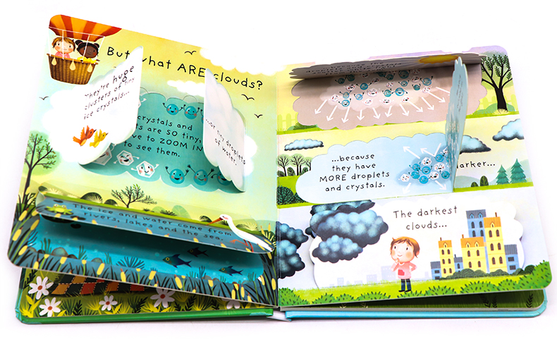 Usborne First Questions and Answers系列翻翻書What are Clouds 雲是什麼