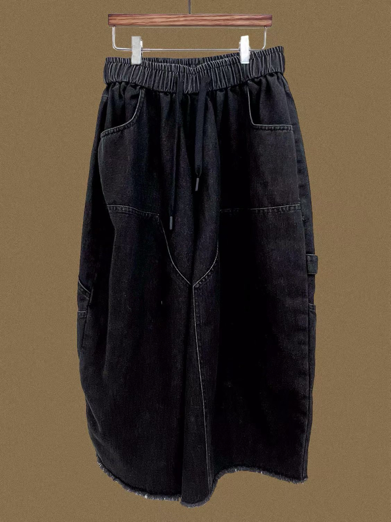 YA OE 鬆容感8分牛仔褲