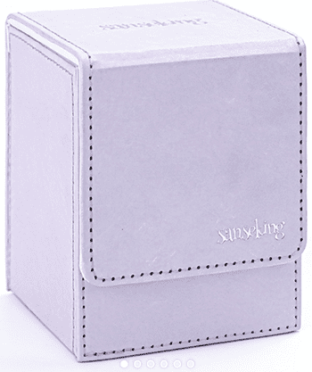 Sanseking TCG Card Game - Tyvek Deck Box Vertical Pink (Pink/Yellow/Purple/Sliver)
