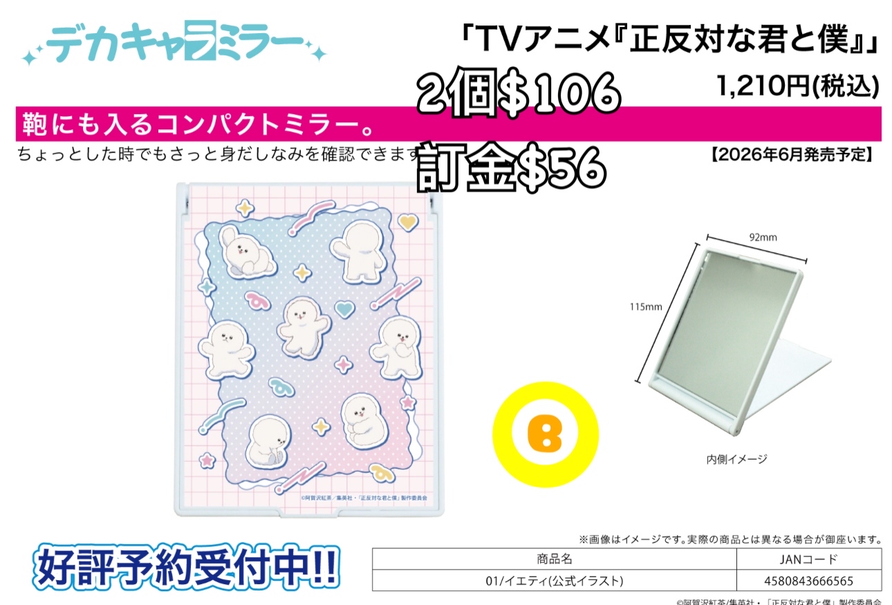 Preorder預訂6/2026年相反的你和我mirror