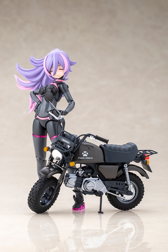 (預訂訂金 $100) (總價 $356) 壽屋 Kotobukiya Megami Device 女神裝置 PUNI MOFU RACING LANG with Honda Z50J Gorilla 模型 (KO08731) (行版) 