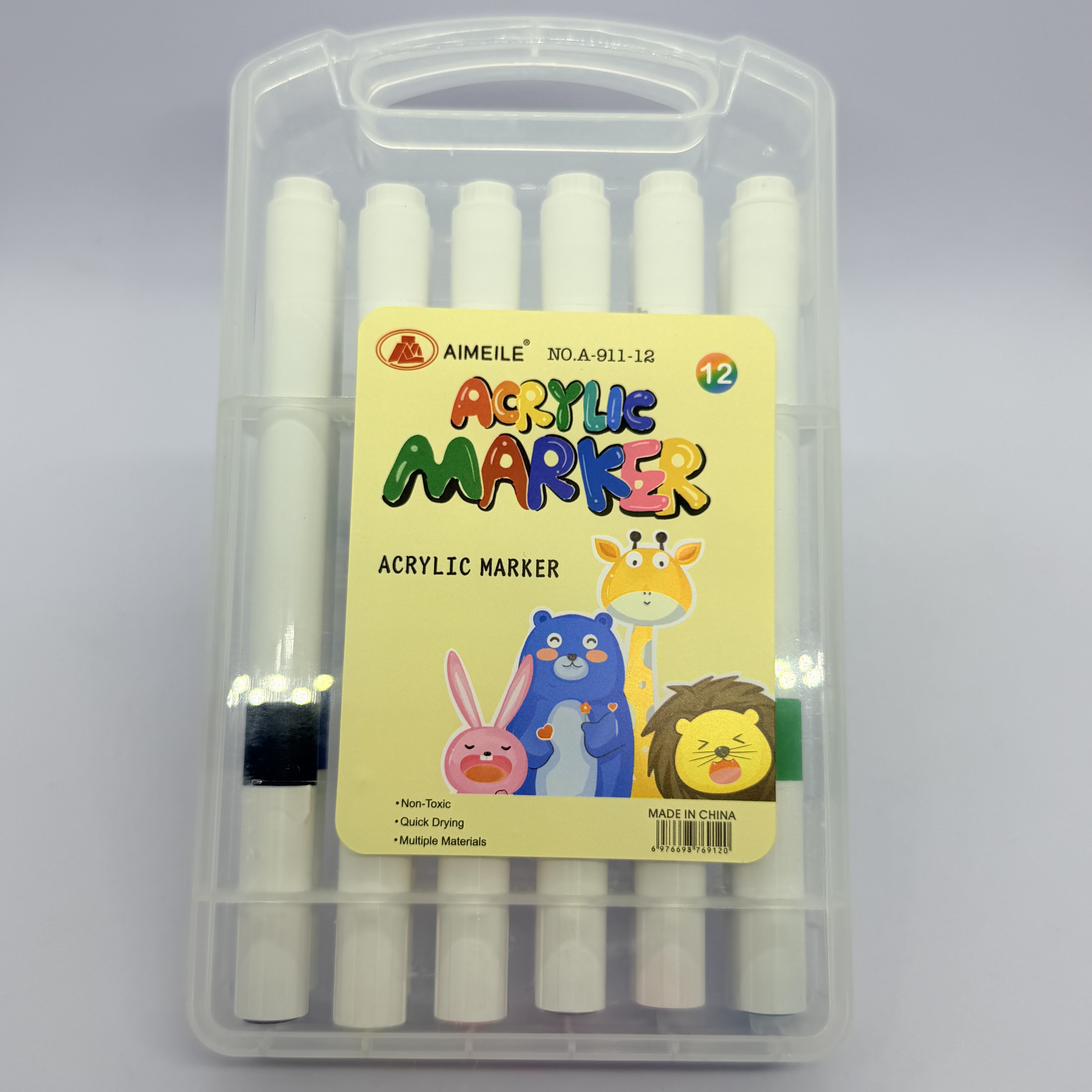 壓克力馬克筆套裝 (12色) / Acrylic Marker (12 Colors)