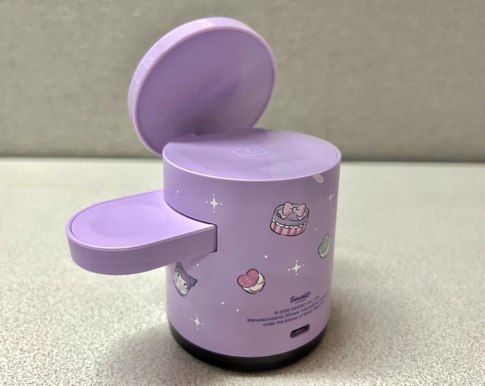 🎀 XPower x Kuromi Qi2迷你掌心5合1 MagCharge 15W磁吸無線充電座