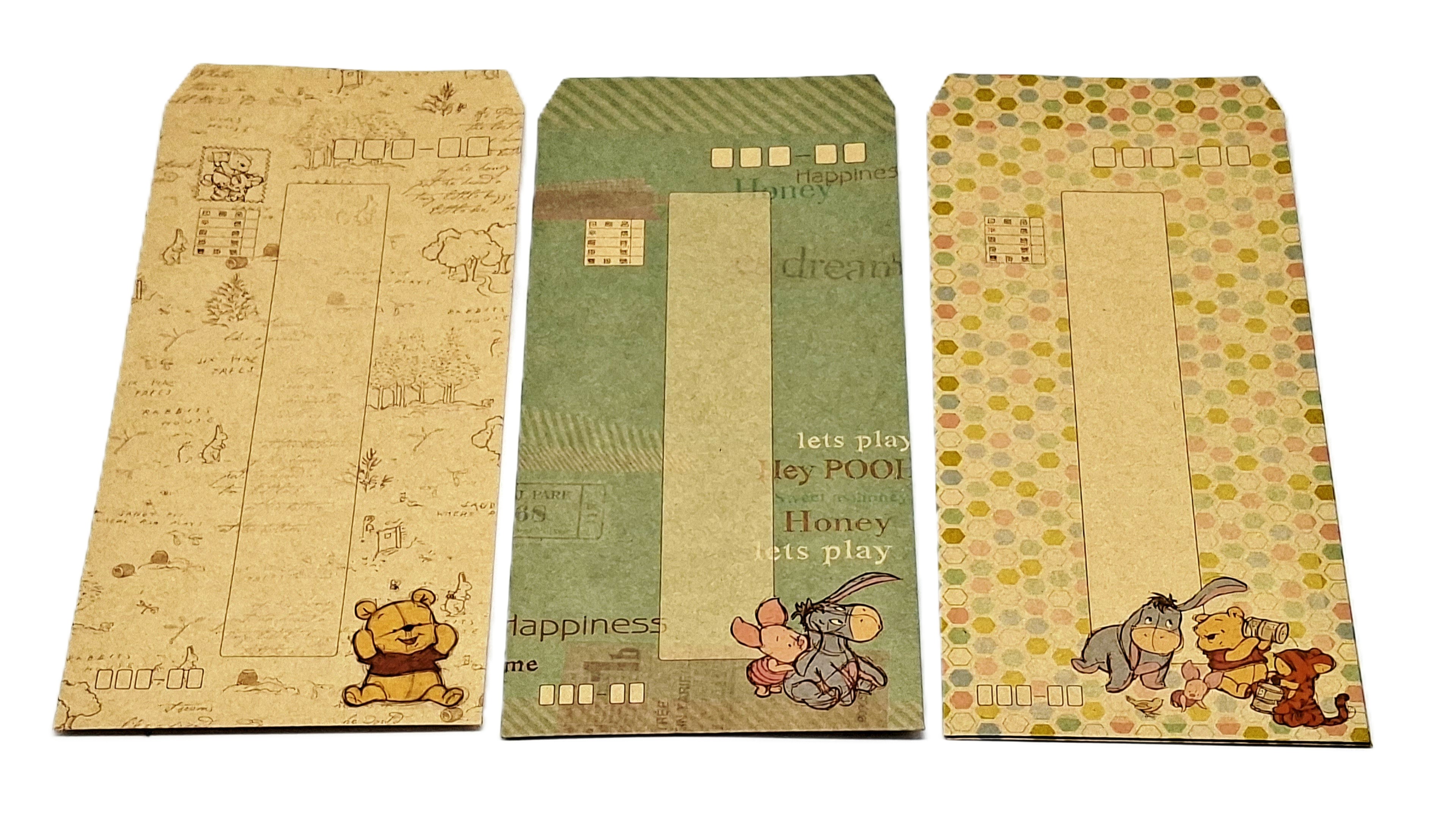中式長信封 Winnie the Pooh 維尼熊 (DPEA-21)