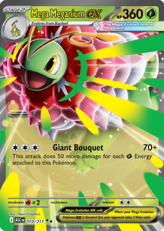 Pokemon TCG Ascended Heroes - Mega Meganium EX-010/217