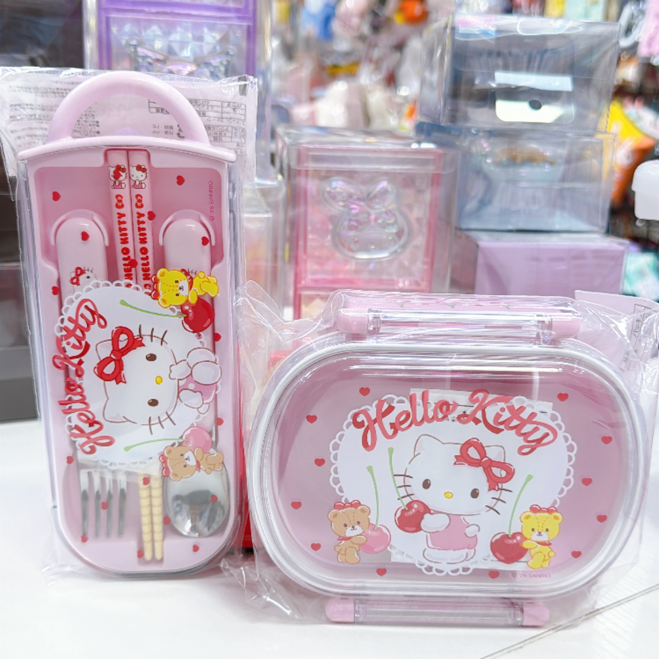 日本直送日本製造Sanrio 360毫升餐盒/餐具套裝
