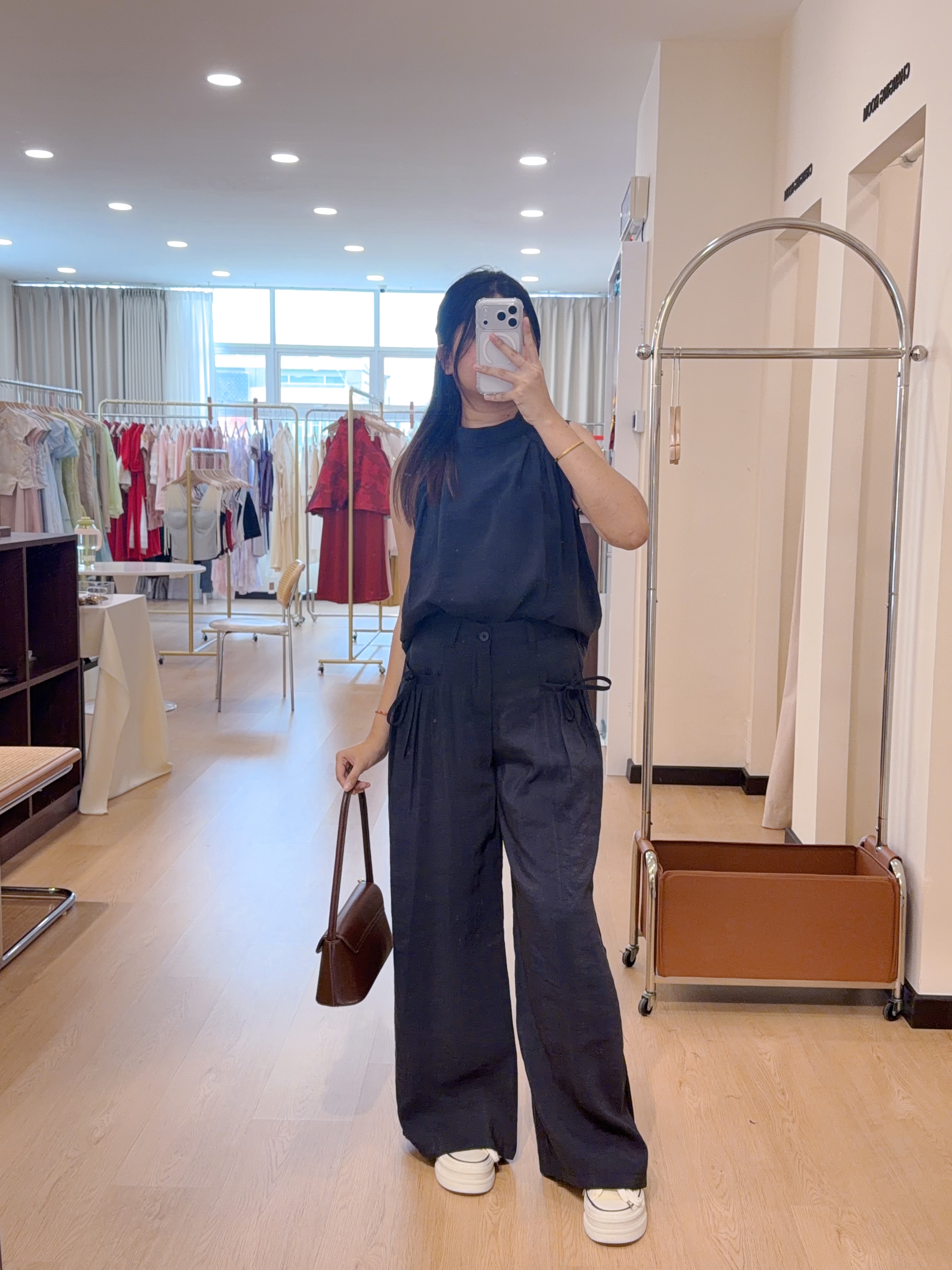 W8259无袖套装裤