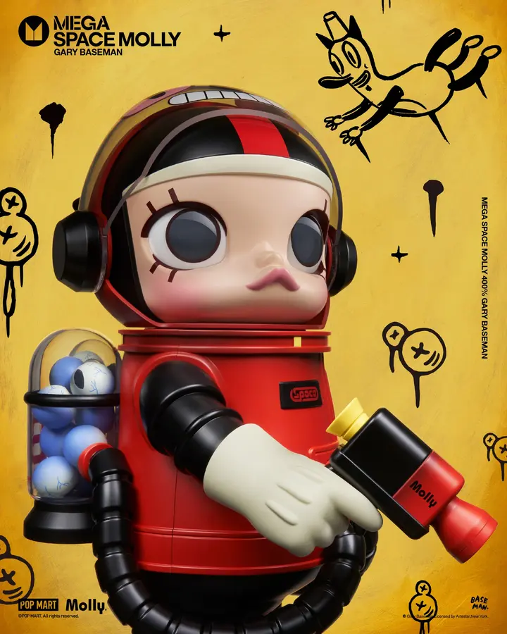 📦訂購 台灣代購 POP MART 泡泡瑪特 MEGA SPACE MOLLY 400%蓋瑞・貝斯曼公仔