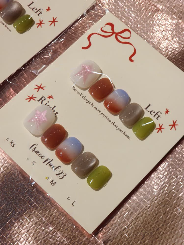 Candy Galaxy Handcrafted Press-On Nails