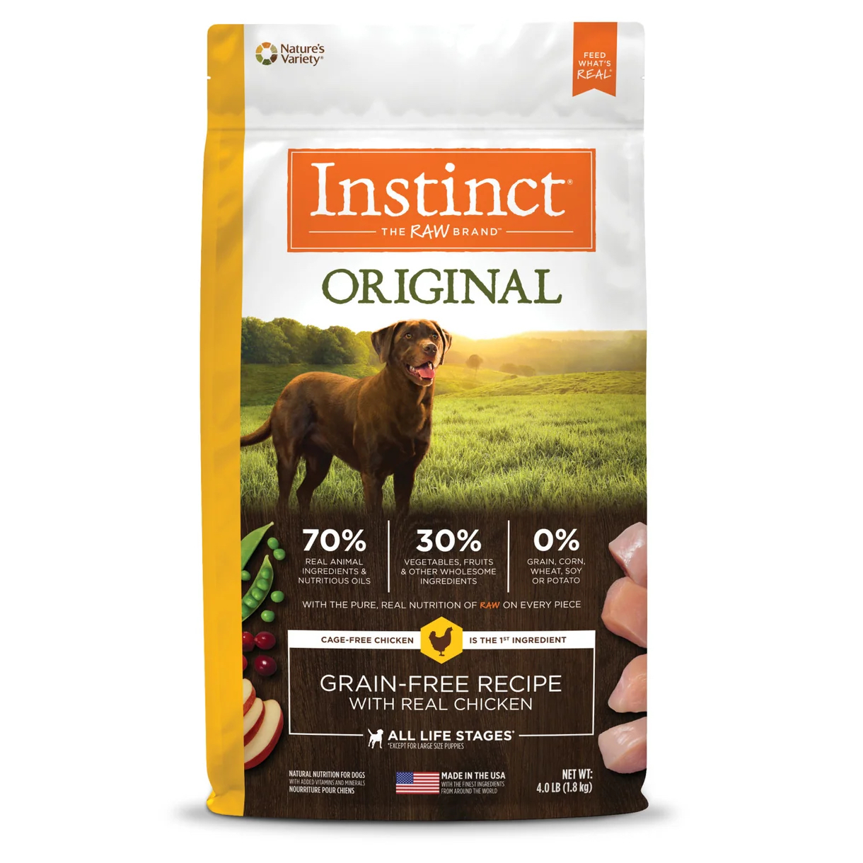 Instinct 本能  經典系列 無穀物 雞肉 狗糧  22.5Lbs