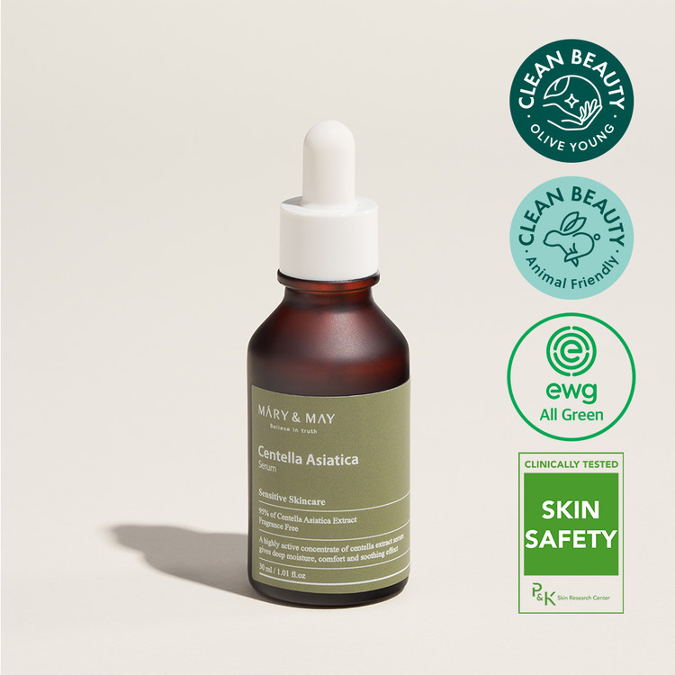 Mary & May Centella Asiatica Serum積雪草舒緩保濕精華30ml