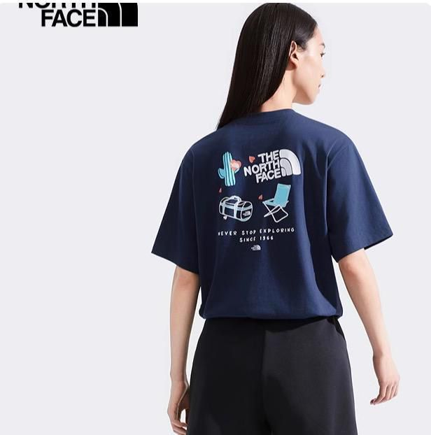 $85件。2件起$75件。3包選擇。Tnf仙人掌前後印花短袖