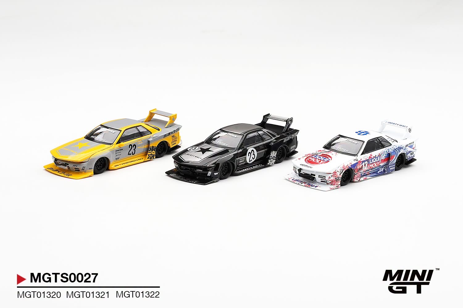 （預訂 Pre Order) Mini GT (MGTS0027) INOZETEK x Liberty Walk R32 Set 2026 Show Edition