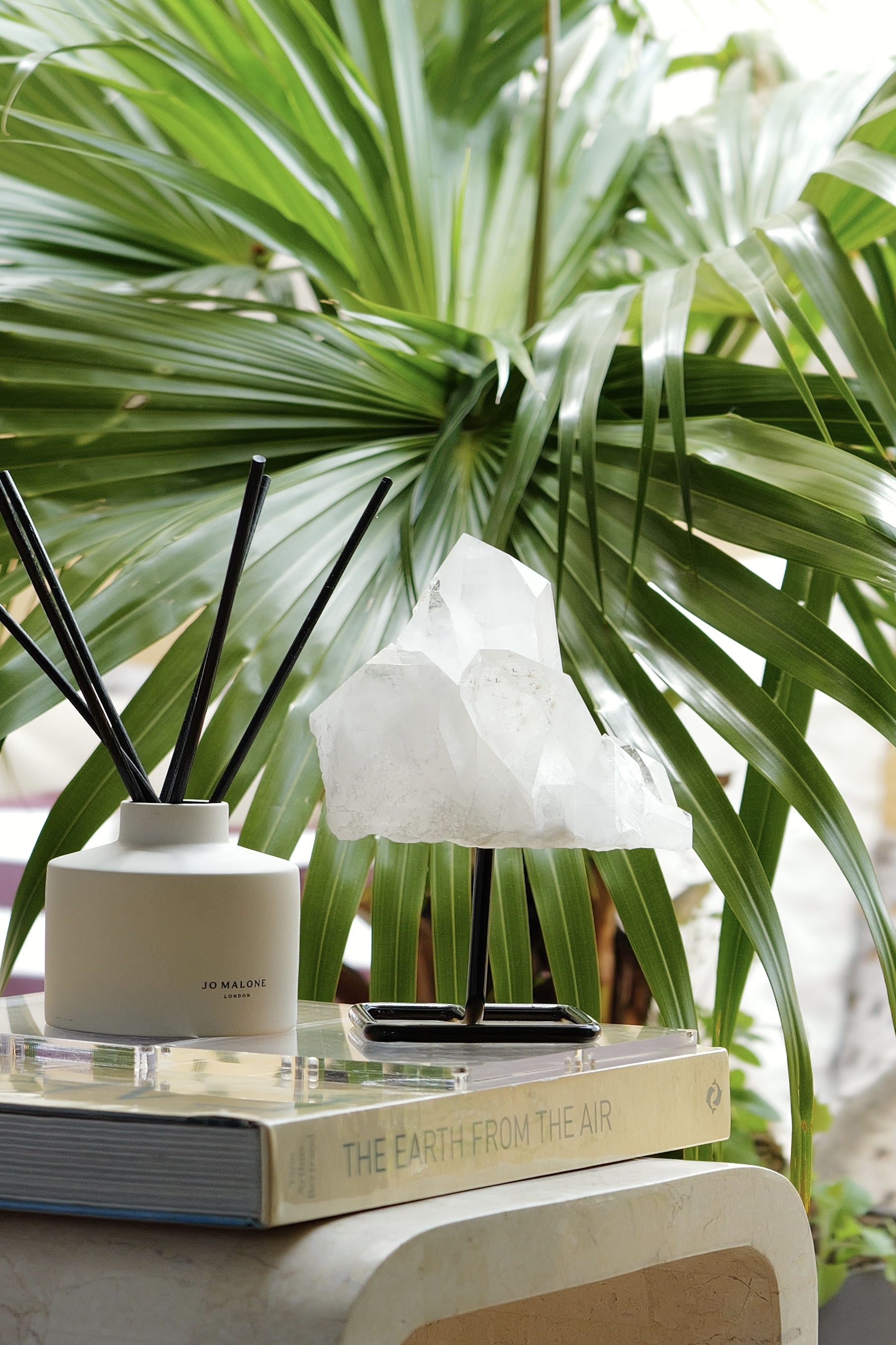 ꧁12.8cm 2.1kg白水晶簇連托架擺件꧂CL.707AC7FG2JT5-RB19*16FF