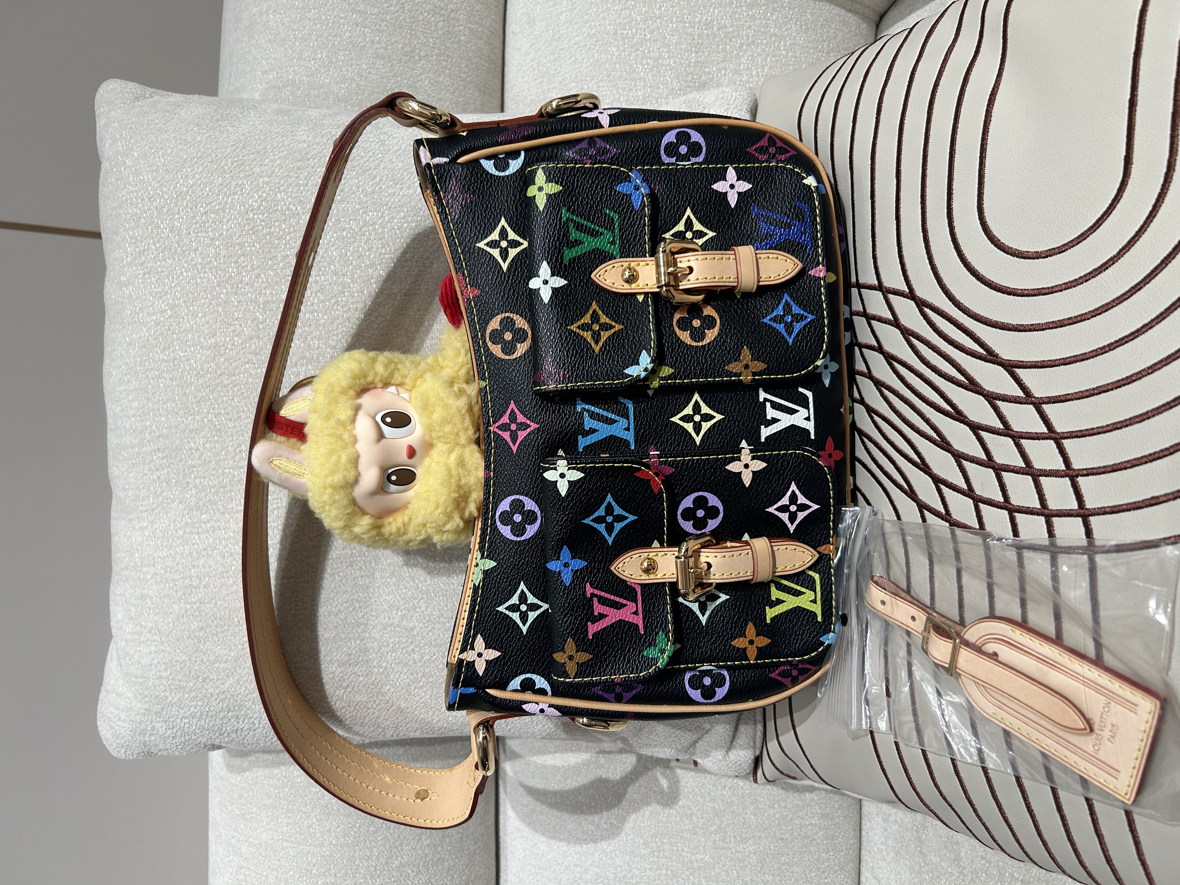 Lv Lodge PM 村上隆Shoulder Bag M40054 限量版珍藏,100%Authentic , 未使用品 ✅Dust bag ✅box  