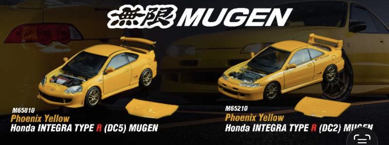 （預訂 Pre Order) MOTORHELIX  (M65810) (M65210) Honda INTEGRA TYPE R (DC5) MUGEN / Honda INTEGRA TYPE R (DC2) MUREN
