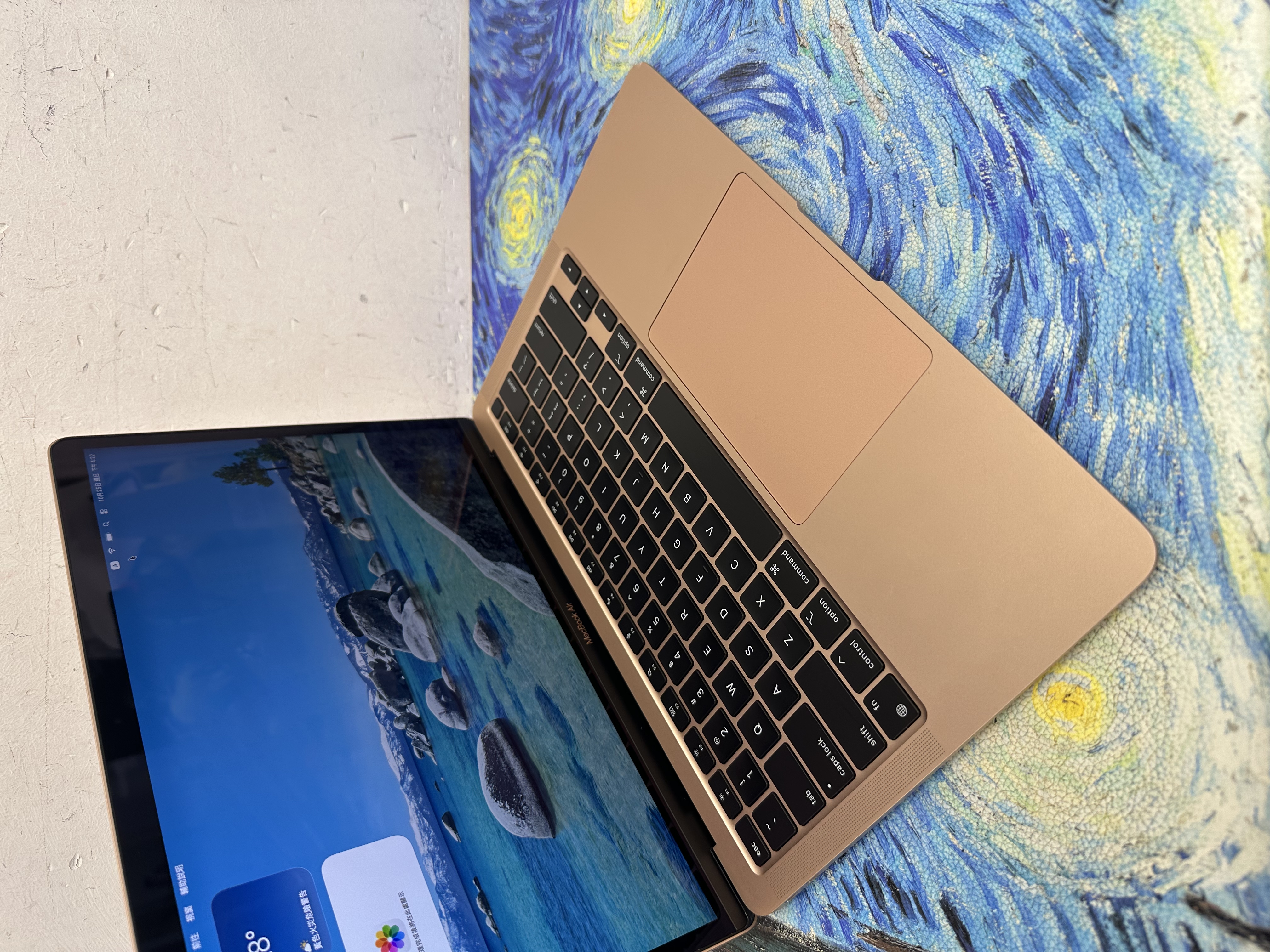 #6261 Apple MacBook Air 2021/APPLE Retina/M1 CPU/8GB Ram/256GB SSD/Touch ID/13吋Mon/玫瑰金/ Gaming Laptop / Notebook  / MacBook Pro / PC / 文書機