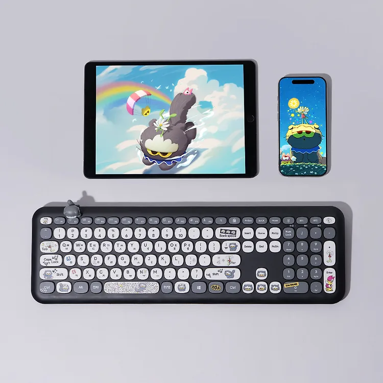[ZO&FRIENDS] Multi Pairing Wireless Keyboard