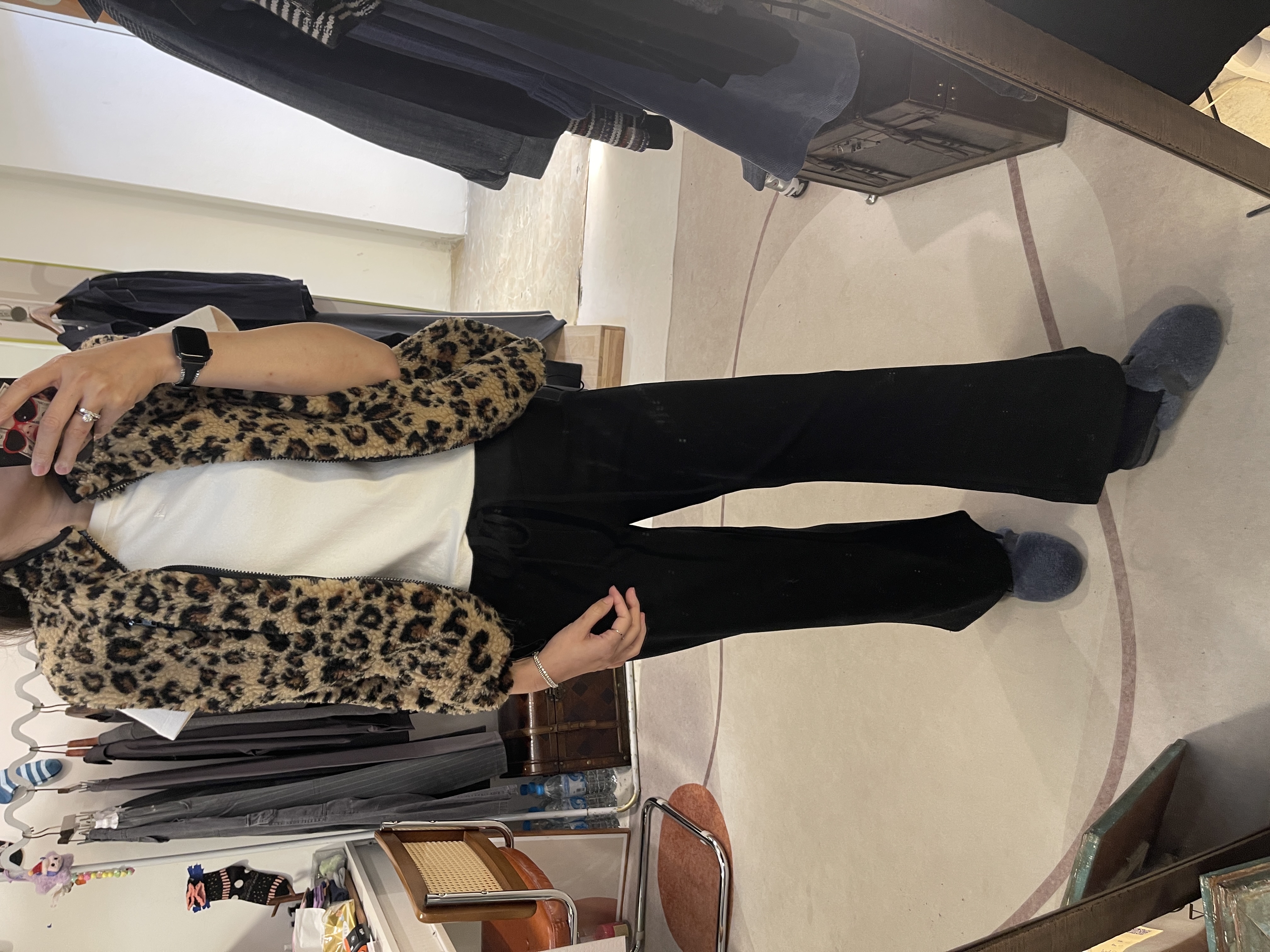 Lace waist fall pants